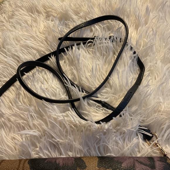 Coach Floral Crossbody Bag in Brown and Pink - Picture 6 of 6